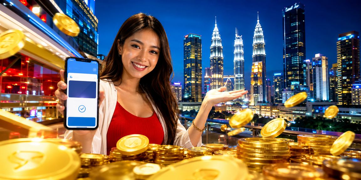 Aplikasi kasino dalam talian vip99 menunjukkan bonus aktif di Kuala Lumpur
